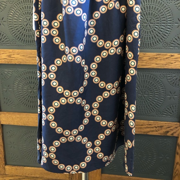 Anthropologie Lil Bull’s-Eye Circle Silk Dress - Picture 3 of 6